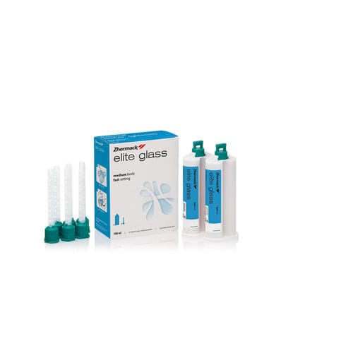 Material dental de silicona - Elite Glass - Zhermack - para moldes para impresiones dentales / fotopolimerizable