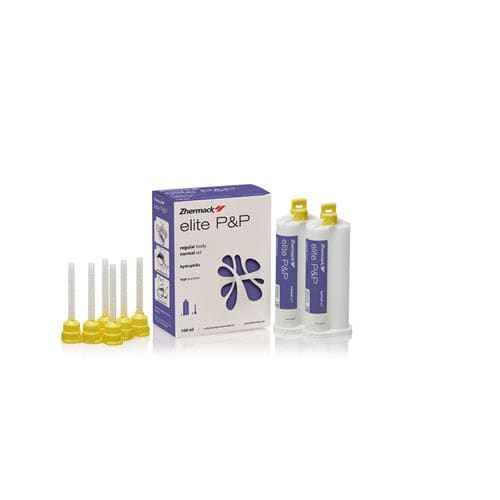 Material dental de silicona - Elite P&P Regular Body - Zhermack - para moldes para impresiones dentales / biocompatible