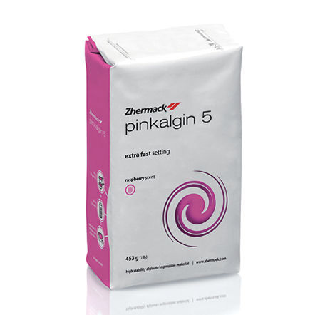 Material dental de alginato - Pinkalgin 5 - Zhermack - para moldes para impresiones dentales