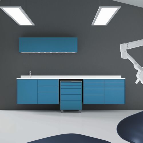 Armario para instrumental dental - PRISM  - Zilfor - para clínica dental / con cajón / con fregadero