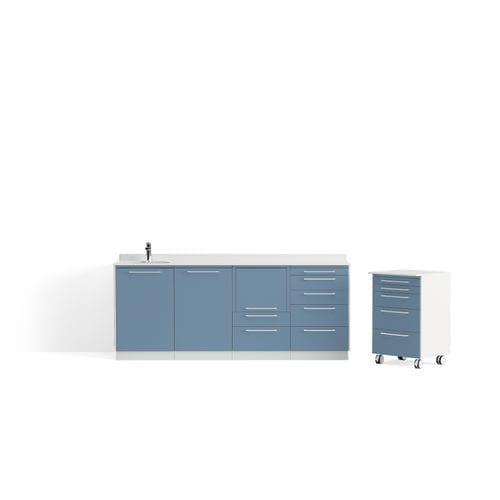 Armario para instrumental dental - EDRO - Zilfor - para clínica dental / modular / con cajón