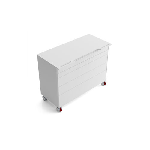 Carro médico - PMR5AT2 - Zilfor - para instrumental dental / de almacenamiento / con cajón