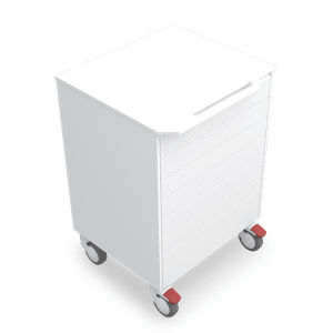 Carro médico - ALR7AT - Zilfor - de uso general / 7 cajones / móvil