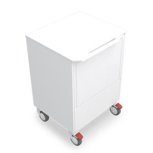 Carro quirúrgico - ALRTEM2T - Zilfor - de uso general / 1 cajón / con puerta