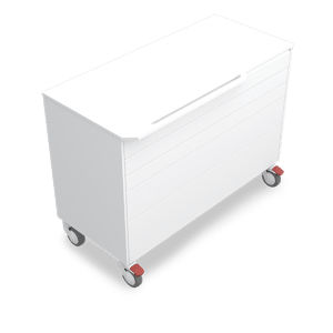 Carro médico - ALR5AT2 - Zilfor - de uso general / 5 cajones / móvil