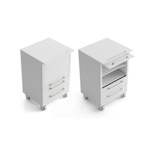 Carro médico - EDRTEM2  - Zilfor - de uso general / de almacenamiento / 2 cajones