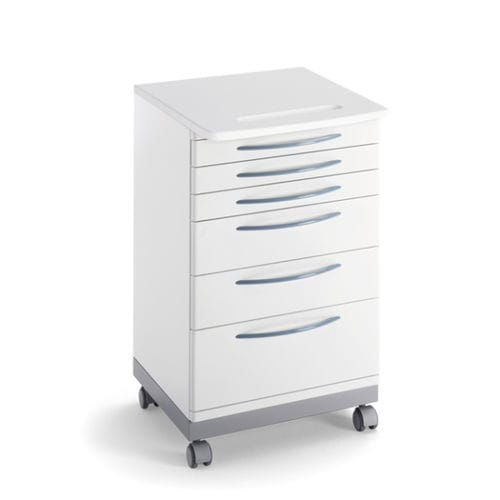 Carro médico - PRT6 - Zilfor - de uso general / para transporte / 6 cajones