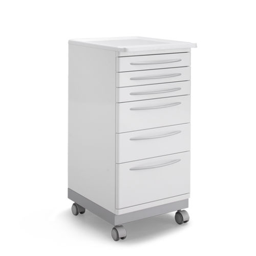 Carro médico - PSRT6 - Zilfor - de uso general / de almacenamiento / 6 cajones
