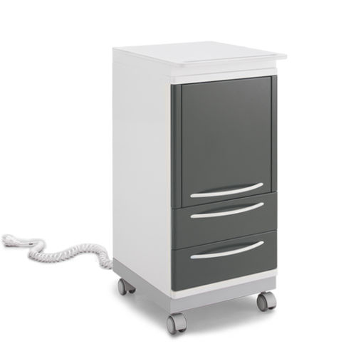 Carro médico - PSRTEM1 - Zilfor - de uso general / de almacenamiento / 2 cajones