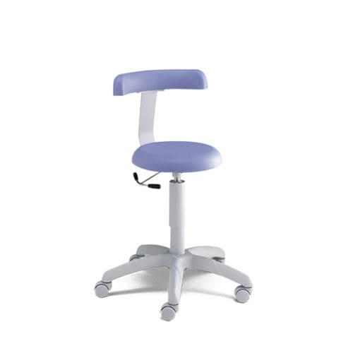 Taburete para odontología - CL - Zilfor - de altura variable / giratorio / con respaldo