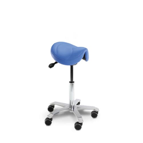 Taburete para odontología - SAZ - Zilfor - de altura variable / con ruedas / con forma de silla de montar