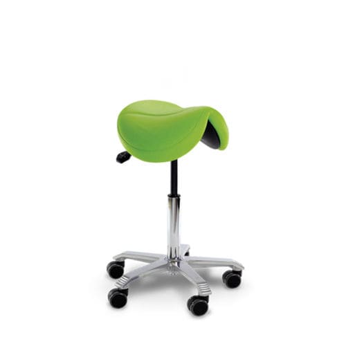 Taburete para odontología - SJP - Zilfor - de altura variable / con ruedas / con forma de silla de montar