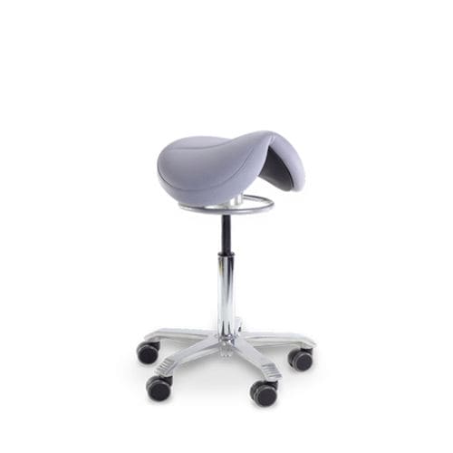 Taburete para odontología - SJPB - Zilfor - de altura variable / con ruedas / con forma de silla de montar