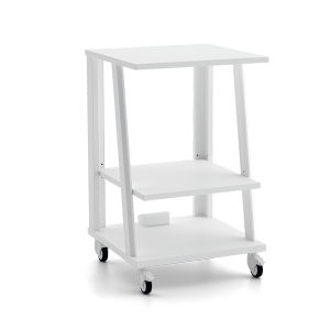 Carro médico - PZRC - Zilfor - de uso general / para transporte / 3 estantes