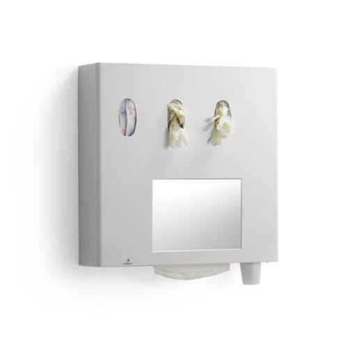 Dispensador de guantes - PDMPS - Zilfor - de toallitas / de jabón / de pared
