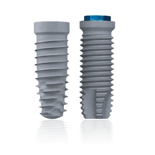 Implante dental cilíndrico - Osseotite® - Zimmer Dental - de titanio / hexágono interno / hexágono externo