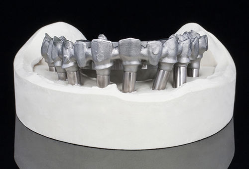 Material dental CoCr - Sinternit - Zirkonzahn - para sistema de implante / para estratificación de cerámica