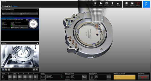 Software de laboratorio dental - Fräsen  - Zirkonzahn - de visualización 3D / de simulación