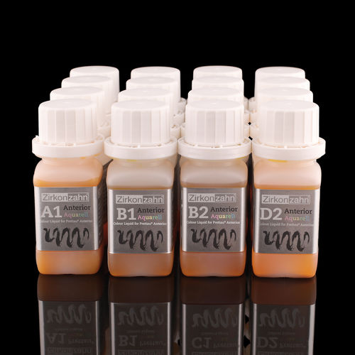 Material dental para laboratorio dental - Colour Liquid Prettau® 4 Anterior® Aquarell - Zirkonzahn - líquido / precoloreado