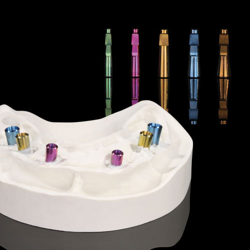 Análogo de implante dental de titanio - Zirkonzahn - recto / para laboratorio dental
