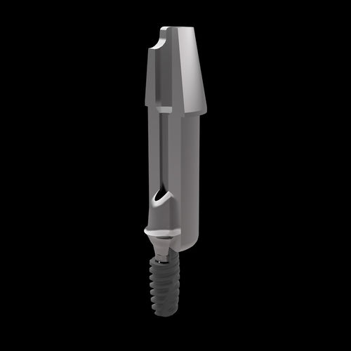 Pilar para implante de titanio - Raw-Abutment® - Zirkonzahn - externo / recto / de fresado