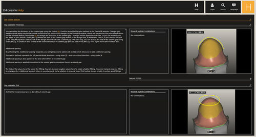 Software para odontología - Help - Zirkonzahn - de CAD / FAO
