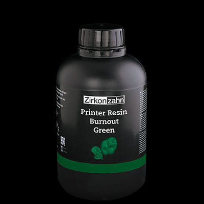 Material dental cera - Burnout Green - Zirkonzahn - de resina / para puente dental / para corona