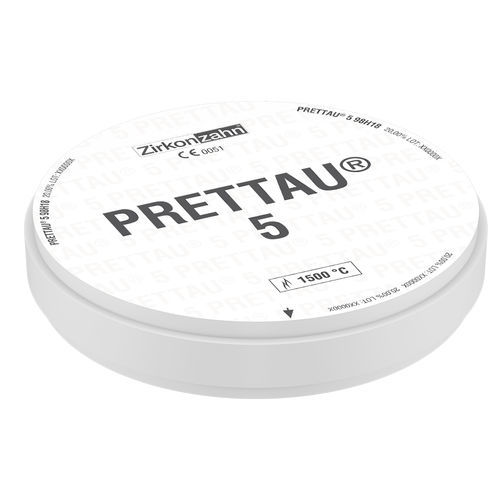 Material dental de circona - Prettau&reg; 5 - Zirkonzahn - ZrO2 / para puente dental / para pilar de implante