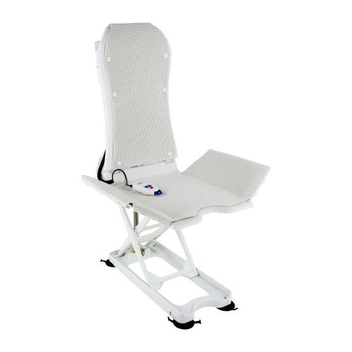 Asiento de baño con respaldo - Aquatec Kogia - Invacare - ergonómico / elevador