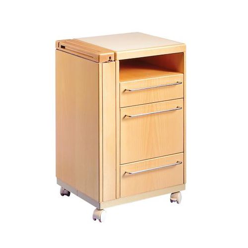 Mesa de cabecera con ruedas - Sonnet - Invacare - con cajones