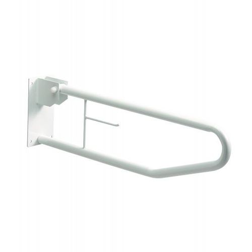 Barra de apoyo para cuarto de baño - Basica H330/1 - Invacare - para inodoro / abatible / de plástico