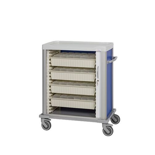 Carro médico - F-CMR-1 - Behmpat Producciones S.L - para medicamentos / de dispensación de medicamentos / de plástico