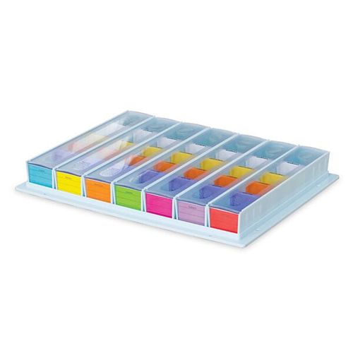 Bandeja de medicación para cuidados - F-BLP-6100-1-ES - Behmpat Producciones S.L - de carro / para la semana