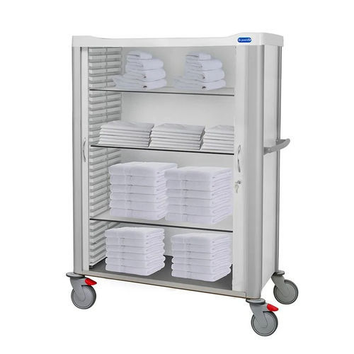 Carro para bolsas para ropa limpia - Behmpat Producciones S.L - médico / de transporte / con puerta