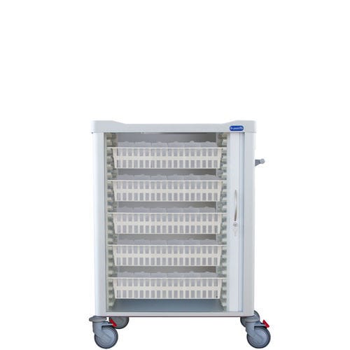 Carro de hospital - F-C-6040-1150PE - Behmpat Producciones S.L - para medicamentos / para transporte / para cuidados