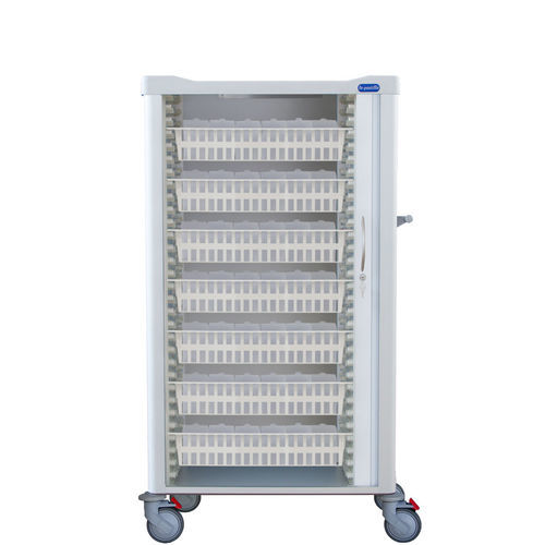 Carro de hospital - F-C-6040-1500PE - Behmpat Producciones S.L - para medicamentos / para transporte / para cuidados