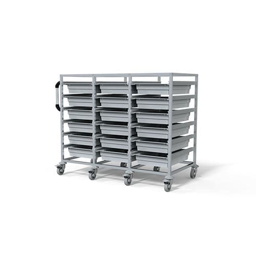 Carro de hospital - F-T4012-3 - Behmpat Producciones S.L - de uso general / para transporte / de aluminio