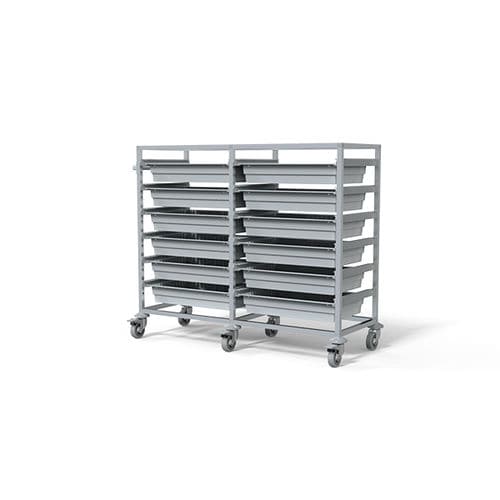 Carro de hospital - F-T6012-2 - Behmpat Producciones S.L - de uso general / para transporte / de aluminio