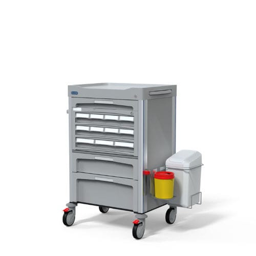 Carro de hospital - F-DNOVMED-7T-C3-12 - Behmpat Producciones S.L - para medicamentos / para transporte / de almacenamiento