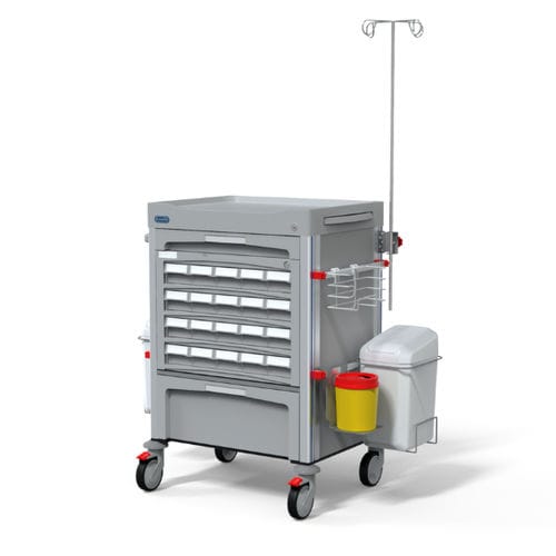Carro médico - F-DNOVMED-C4-2 - Behmpat Producciones S.L - para medicamentos / para transporte / de almacenamiento