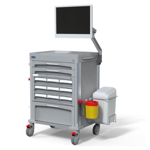 Estación de trabajo informática médica - F-DNOVMED-7T7-C3-2 - Behmpat Producciones S.L - móvil