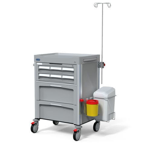 Carro de hospital - F-DNOVMED-C2-22 - Behmpat Producciones S.L - para medicamentos / para transporte / de almacenamiento