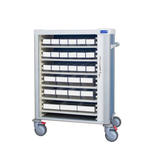 Carro médico - F-C-6040 series - Behmpat Producciones S.L - de uso general / para medicamentos / para transporte