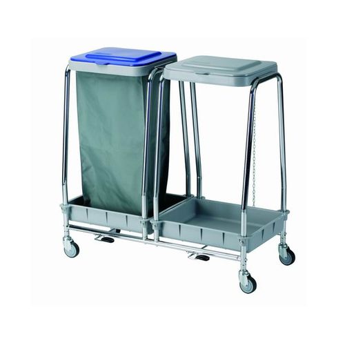 Carro para bolsas para ropa sucia - Behmpat Producciones S.L - médico / de transporte / 2 bolsas