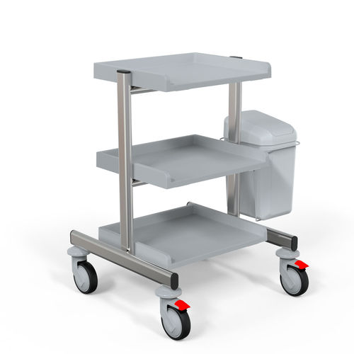 Carro de hospital -  F-MTB-INOX - Behmpat Producciones S.L - para aparato / auxiliar / de acero inoxidable