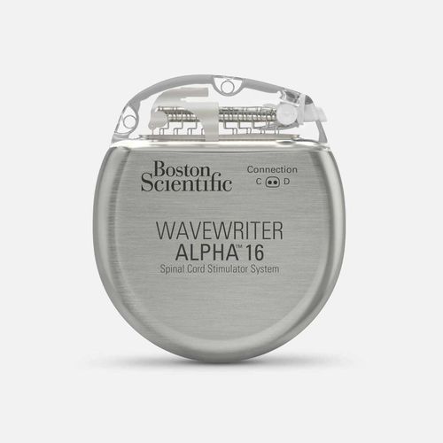 Neuroestimulador implantable - WaveWriter Alpha&trade; - Boston Scientific - para la estimulación de la médula espinal / compatible con IRM / programable a distancia