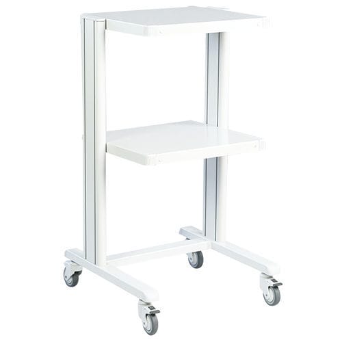 Carro médico - CAR2P45A - nuovalaris - de uso general / para aparato / de aluminio anodizado