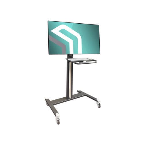 Carro para aparato - CARSPEC78/MNTV - nuovalaris - para monitor / de aluminio / móvil