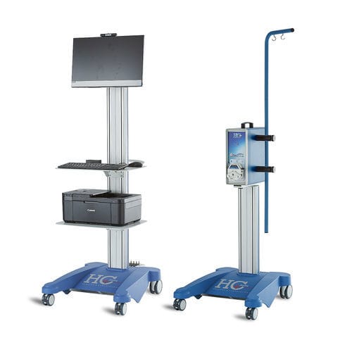 Sistema de urodinámica informatizado - Maestro - HC Italia - con ruedas / con electromiografía pélvica / con impresora