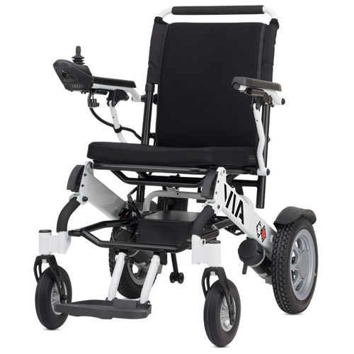 Silla de ruedas eléctrica - Via - Bischoff & Bischoff - de exterior / de interior / plegable
